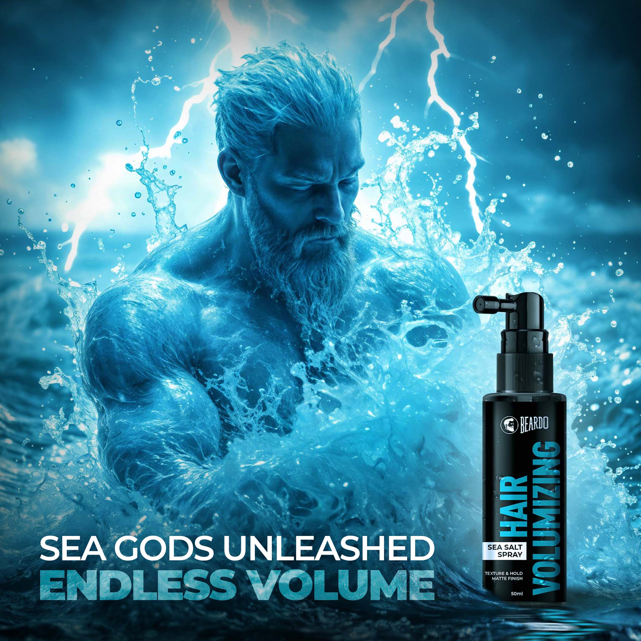 Beardo Hair Volumizing Sea Salt Spray, 50ml - Image 2 - Buy from Indicrest