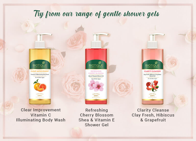 Biotique Rose N'ROSES Glow Shower Gel, 200ml - Image 7 - Buy from Indicrest
