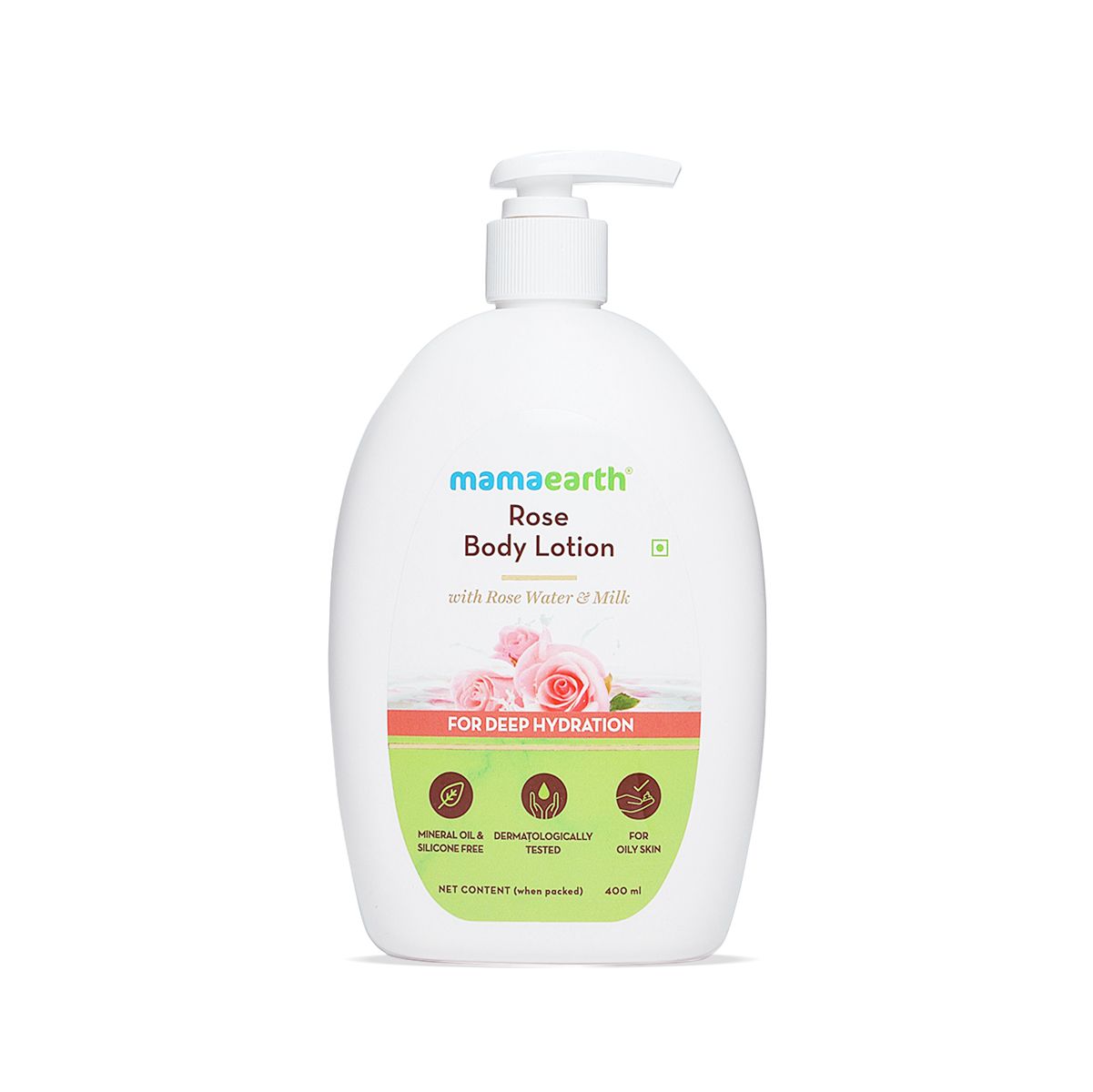 Mamaearth Rose Body Lotion with Rose Water and Milk For Deep Hydration, 400ml - Image 8 - Buy from Indicrest