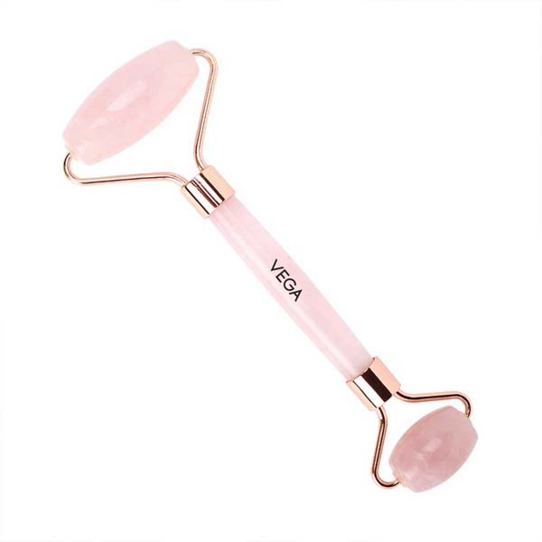 Vega Rose Quartz Facial Roller-FR-01