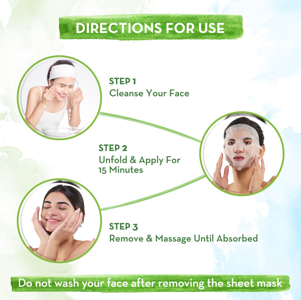 Mamaearth Rose Water Bamboo Sheet Mask with Rose Water and Milk for Glowing Skin, 25g - Image 5 - Buy from Indicrest