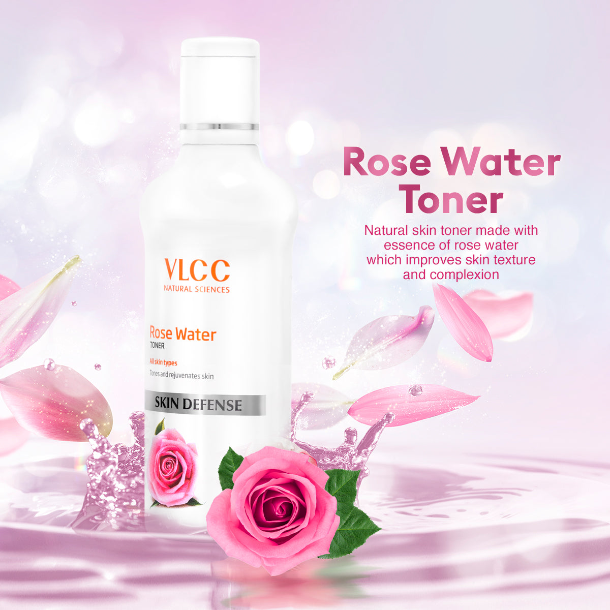 VLCC Rose Water Toner -100 ml - Image 3 - Buy from Indicrest