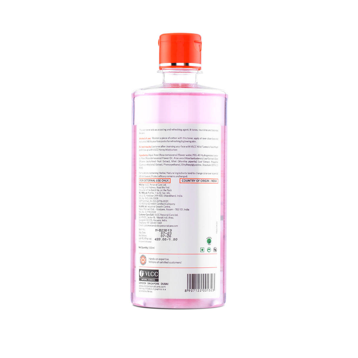 VLCC Rose Water Toner -500 ml - Image 5 - Buy from Indicrest