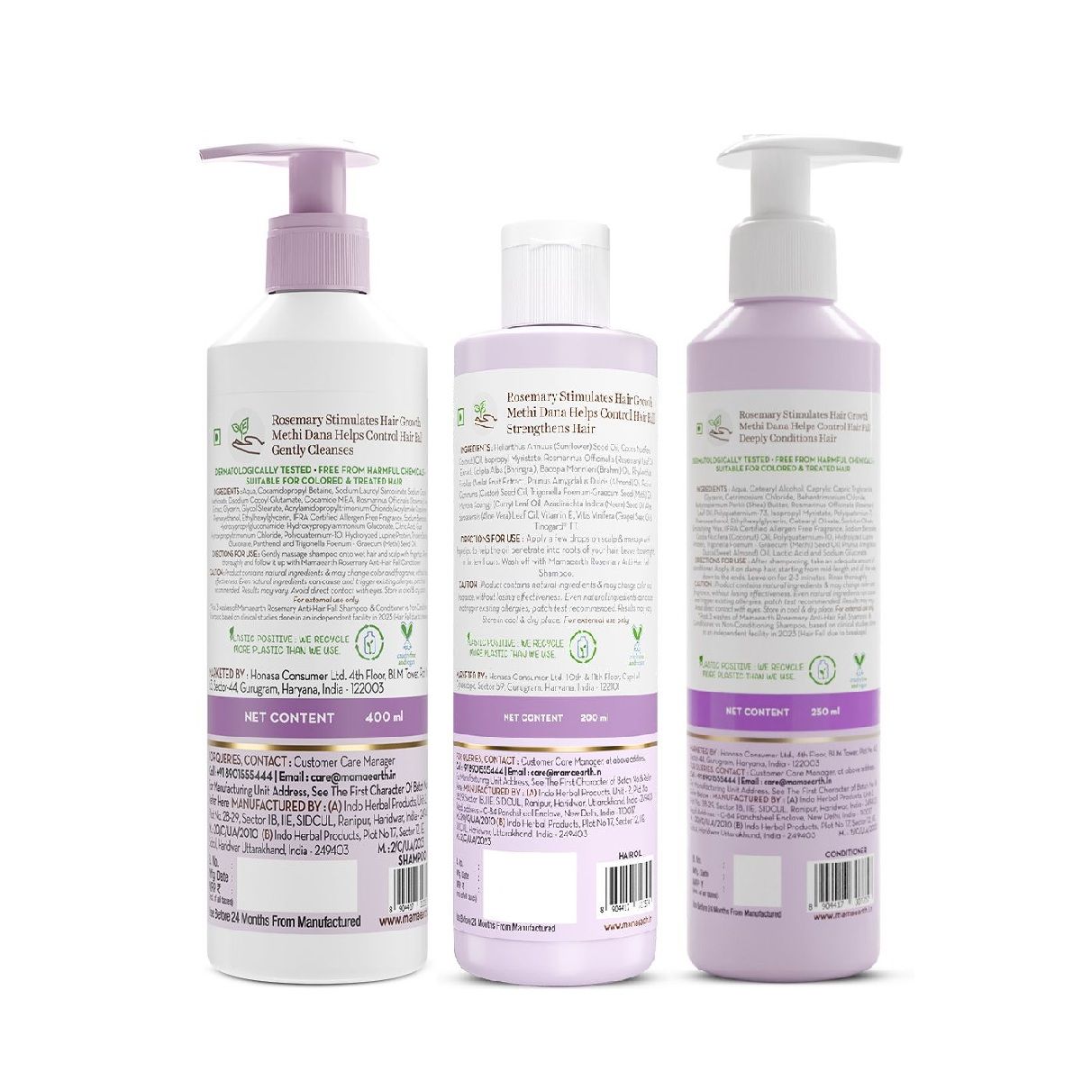 Mamaearth Rosemary Complete Hair Care Kit, 850ml - Image 6 - Buy from Indicrest