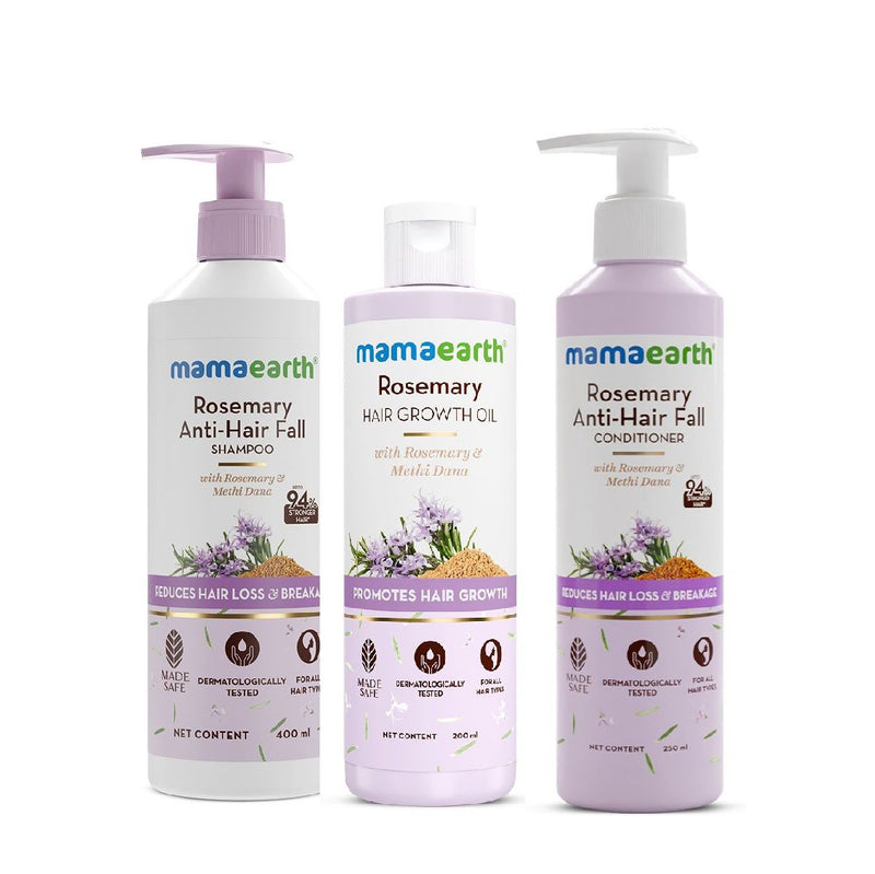 Mamaearth Rosemary Complete Hair Care Kit, 850ml - Buy from Indicrest
