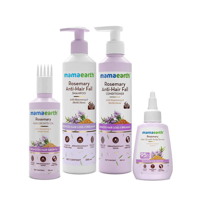 Mamaearth Rosemary Anti-Hair Fall Power Kit with Rosemary & Methi Dana - Buy from Indicrest
