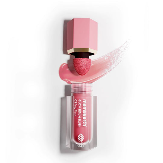 Mamaearth Glow Serum Blush with Vitamin C & Rose Extract, 5ml, Rosy Flush - Buy from Indicrest