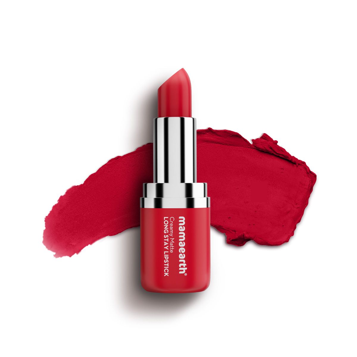 Mamaearth Creamy Matte Long Stay Lipstick with Murumuru Butter and Vitamin E, 4.2g | Ruby Crush - Buy from Indicrest