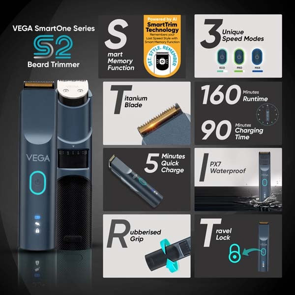 Vega SmartOne Series - S2 Beard Trimmer - VHTH-31