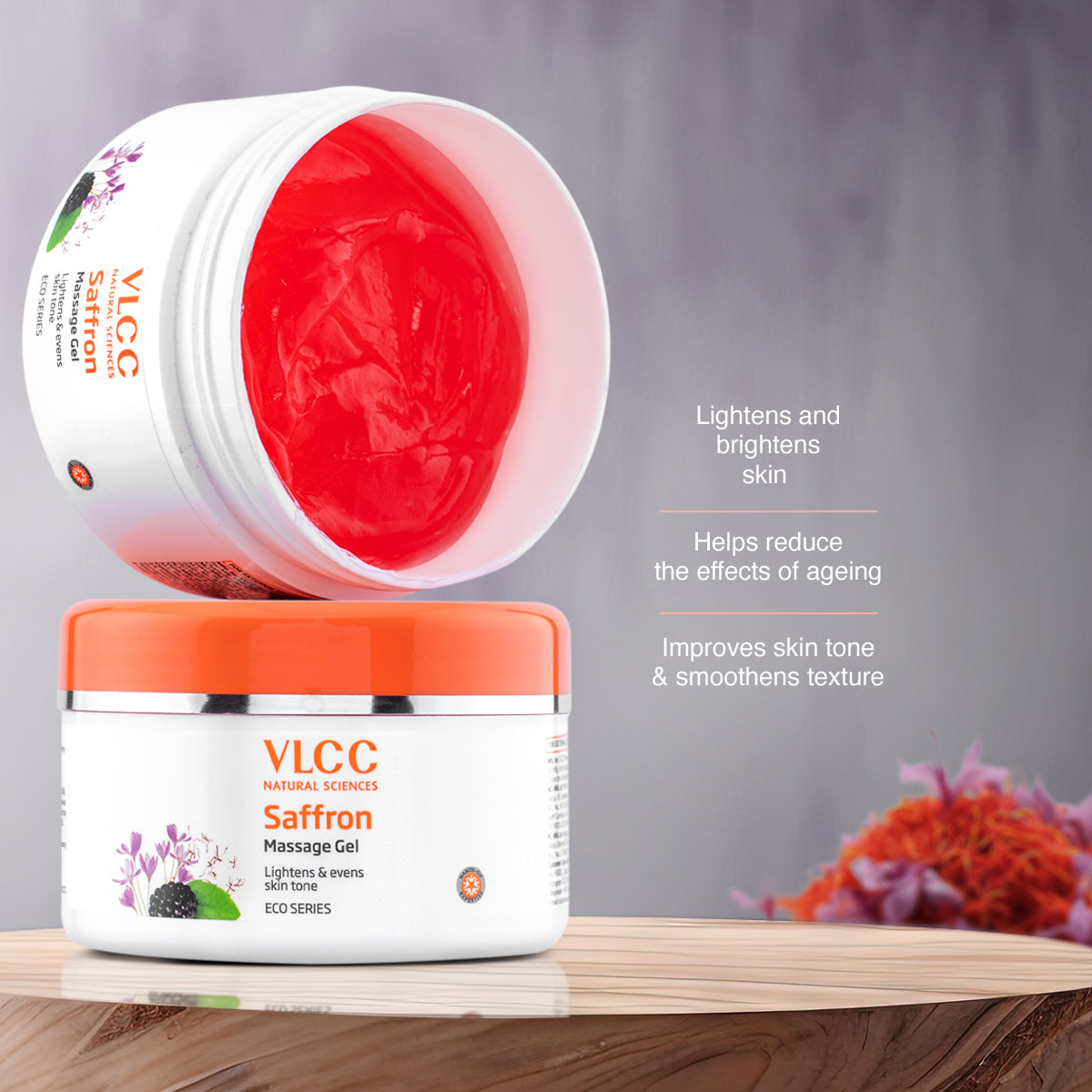 VLCC Saffron Massage Gel  - 200 g - Image 4 - Buy from Indicrest