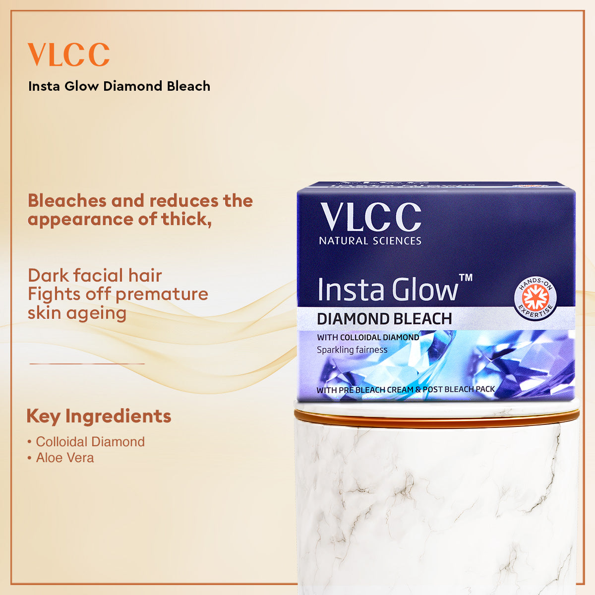 VLCC Salon At Home Combo - Anti Tan Facial Kit, Diamond Bleach and Manicure - Pedicure Kit - Image 3 - Buy from Indicrest