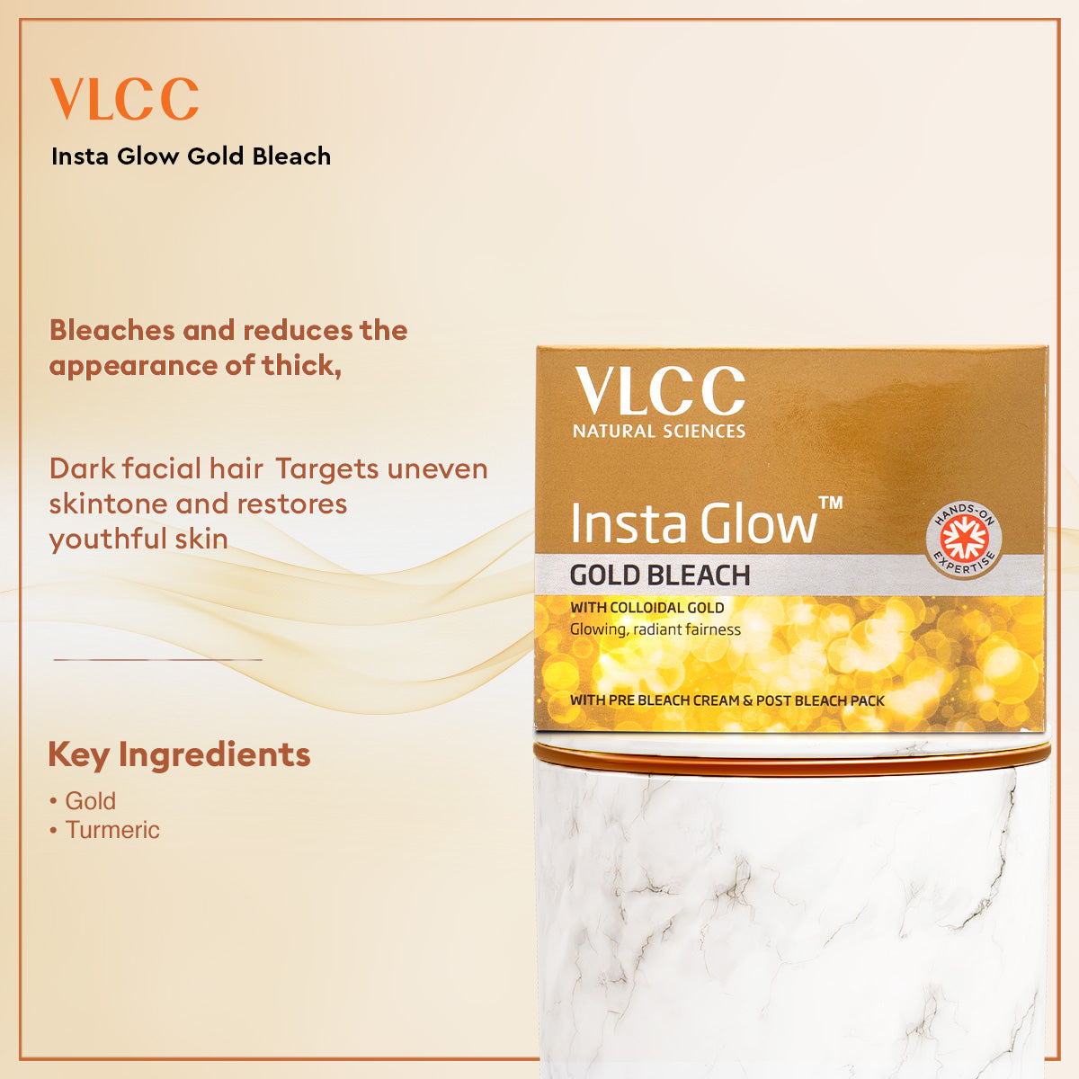 VLCC Salon At Home Combo - Papaya Fruit Facial Kit, Gold Bleach and Manicure - Pedicure Kit - Image 3 - Buy from Indicrest