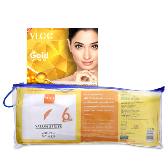 VLCC Salon Series Anti-Tan and Gold Facial Kit - Buy from Indicrest