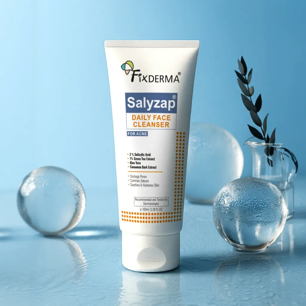 Fixderma Salyzap Daily Face Cleanser | Non-Drying Cleansing Formula for Clear, Acne-Free Skin, 60g - Image 8 - Buy from Indicrest