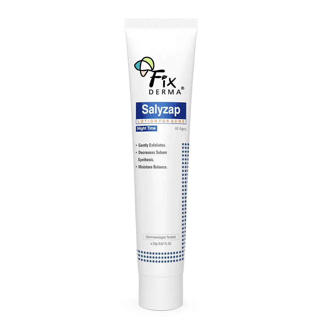 Fixderma Salyzap Night-time Lotion | Effective Spot Treatment to Calm & Heal Acne, 20ml - Image 8 - Buy from Indicrest