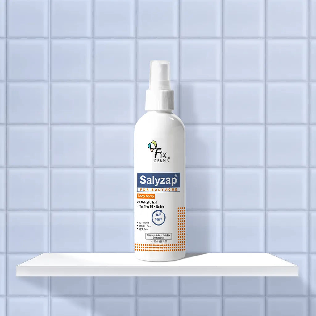 Fixderma Salyzap Spray for Body Acne | Effective spray for all-round treatment of body acne, 50ml - Image 8 - Buy from Indicrest