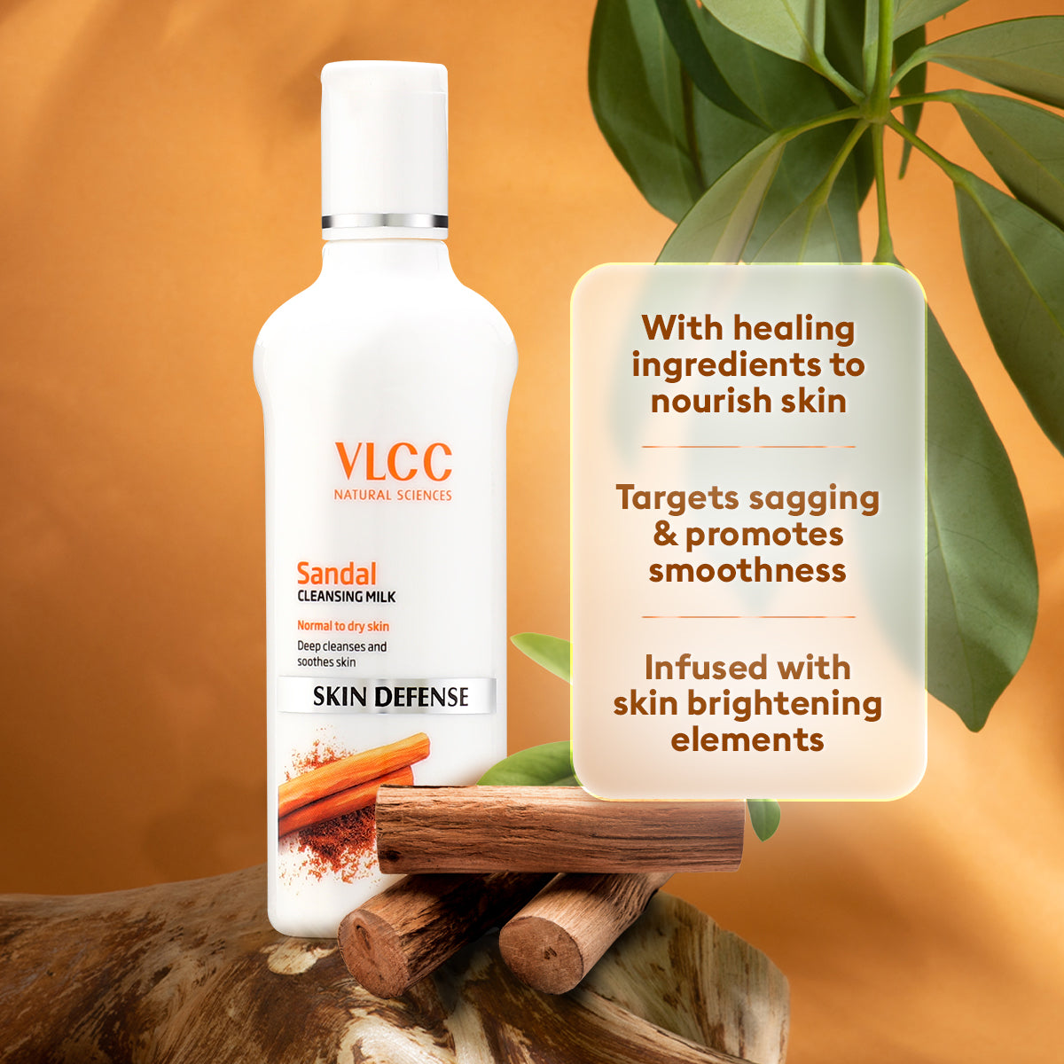 VLCC Sandal Cleansing Milk - 100 ml - Image 3 - Buy from Indicrest