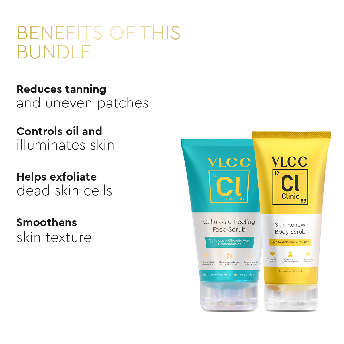 VLCC Peel and Exfoliate Skin Renew Face and Body Scrub Combo - Image 3 - Buy from Indicrest