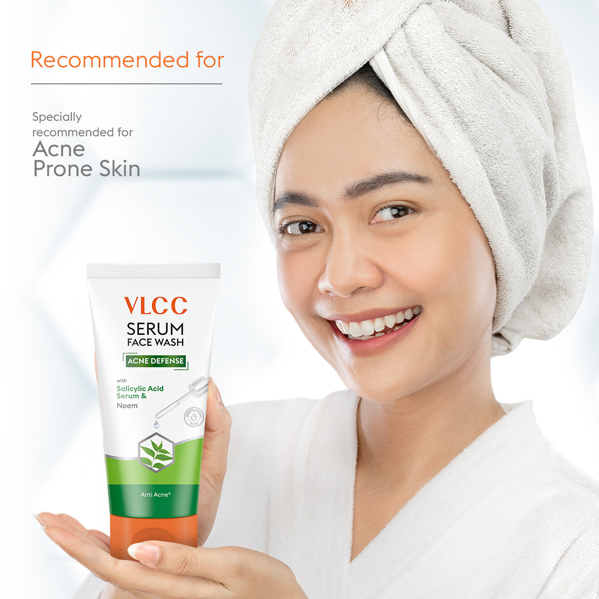 VLCC Acne Defense Serum Face Wash with Salicylic Acid Serum and Neem - 100ml - Image 4 - Buy from Indicrest