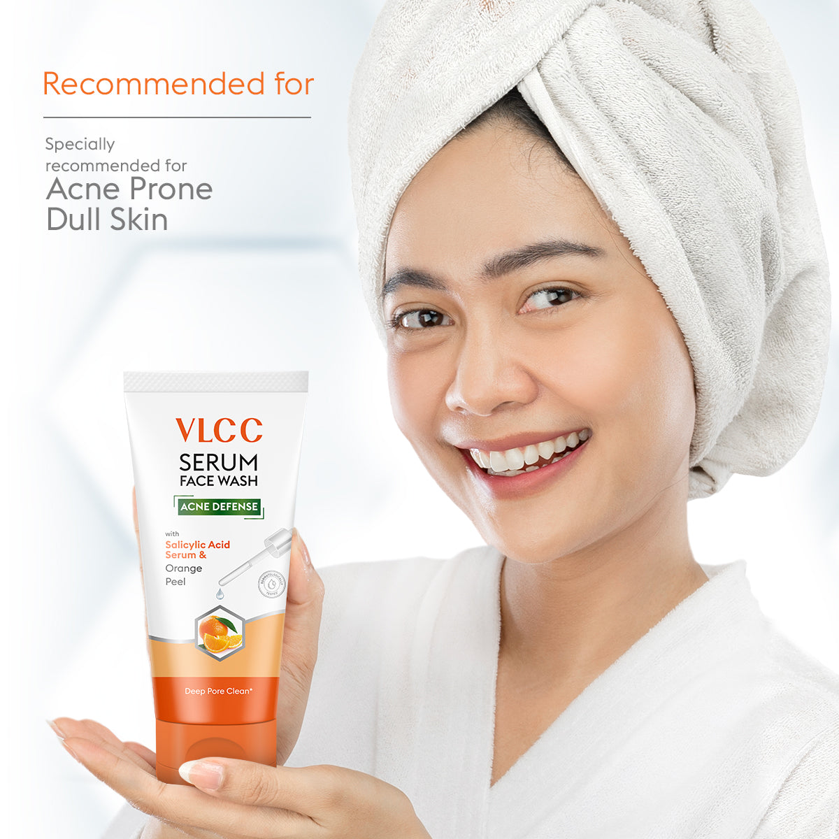 VLCC Acne Defense Serum Face Wash with Salicylic Acid Serum and Orange - 100ml - Image 4 - Buy from Indicrest
