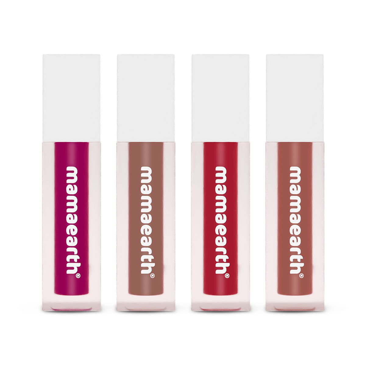Mamaearth Feather Light Liquid Matte Lipstick, Pack of 4 minis (4 X 1.2 ml) - Image 2 - Buy from Indicrest