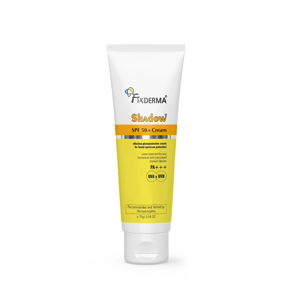 Fixderma Shadow Sunscreen SPF 50 + Cream | Broad-Spectrum SPF 50+ Protection for Dry Skin, 75g - Image 9 - Buy from Indicrest