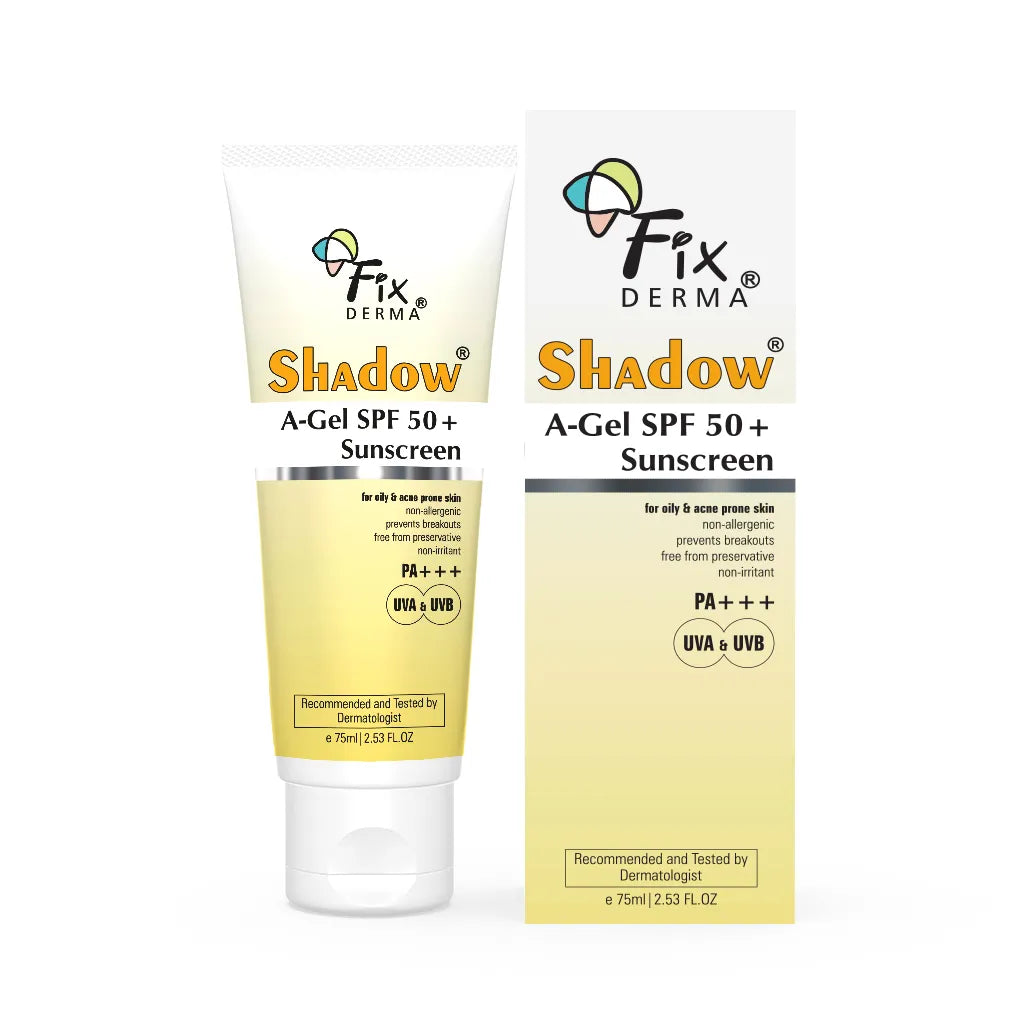 Fixderma Shadow A gel SPF 50+ Sunscreen | Oil-Free Sun Protection for Acne-Prone Skin, 75ml - Image 8 - Buy from Indicrest