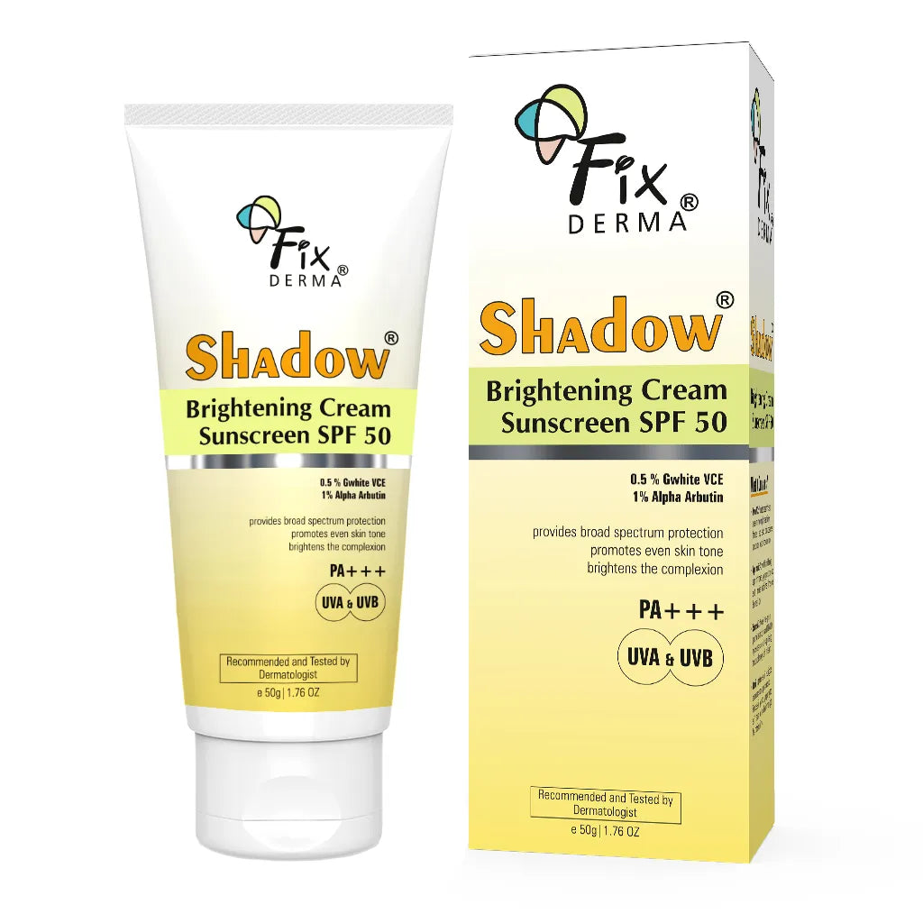 Fixderma Shadow Brightening Sunscreen Cream SPF 50+ | Best Sunscreen for Dry Skin that Brightens & Protects, 50g - Image 6 - Buy from Indicrest
