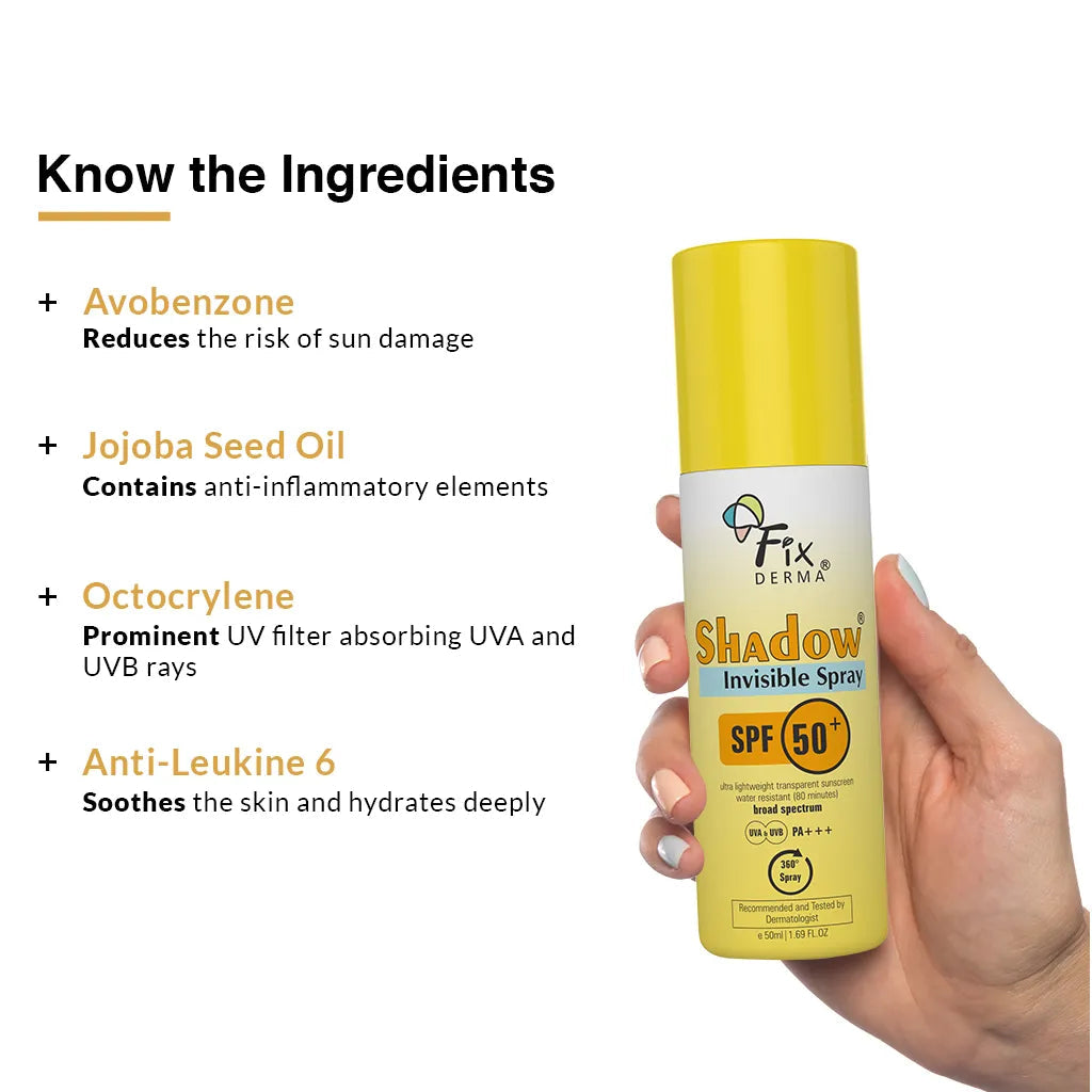 Fixderma Sun Defense Kit | All-Round Skincare Kit for Radiant, Protected Skin & Lips, Sunscreen 40g + Lip Shield 15g + Sunscreen Spray 50ml - Image 7 - Buy from Indicrest