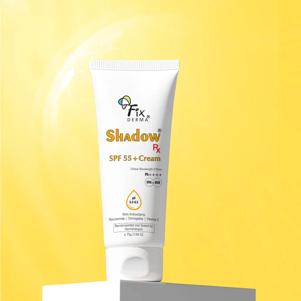 Fixderma Shadow Rx SPF 55+ Cream | SPF 55+ Protection Against UV Damage & Blue Light, 75g - Image 9 - Buy from Indicrest