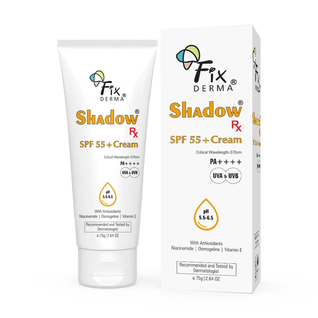 Fixderma Shadow Rx SPF 55+ Cream | SPF 55+ Protection Against UV Damage & Blue Light, 75g - Image 7 - Buy from Indicrest