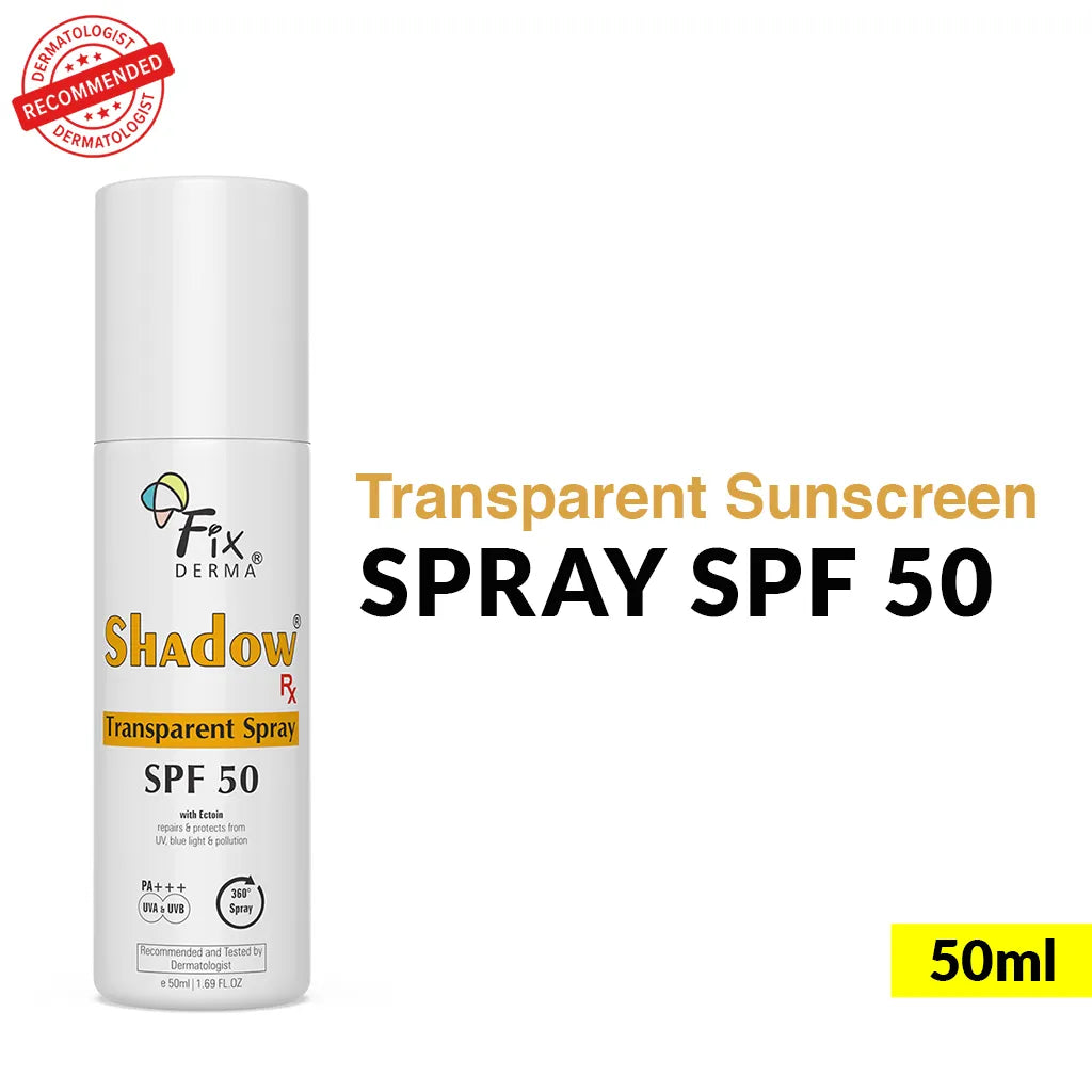 Fixderma Shadow Rx Transparent Spray SPF 50 | Provides upto 80 mins of water & sweat resistant protection, 50ml - Image 7 - Buy from Indicrest