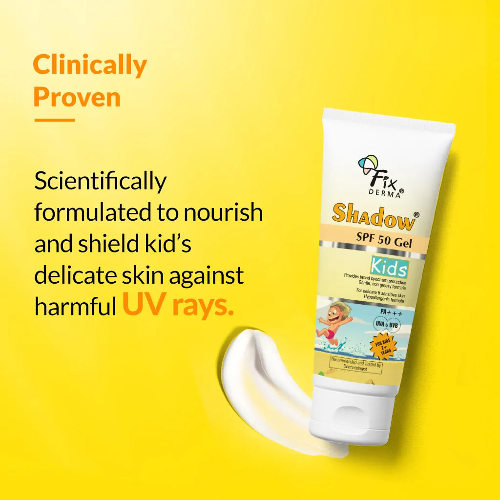 Fixderma Shadow SPF 50 Gel Kids | Best Sunscreen For Kids, 75g - Image 4 - Buy from Indicrest