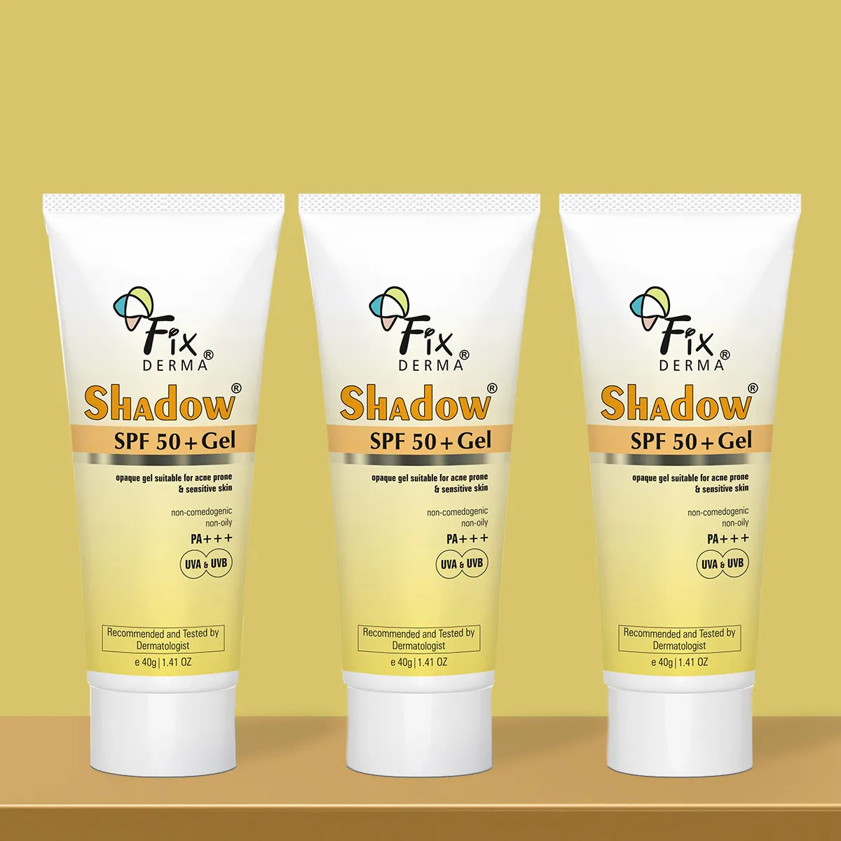 Fixderma Shadow SPF 50+ Gel Sunscreen 40g Pack of 3 | Perfect for all-season sun protection with SPF 50+ - Image 8 - Buy from Indicrest