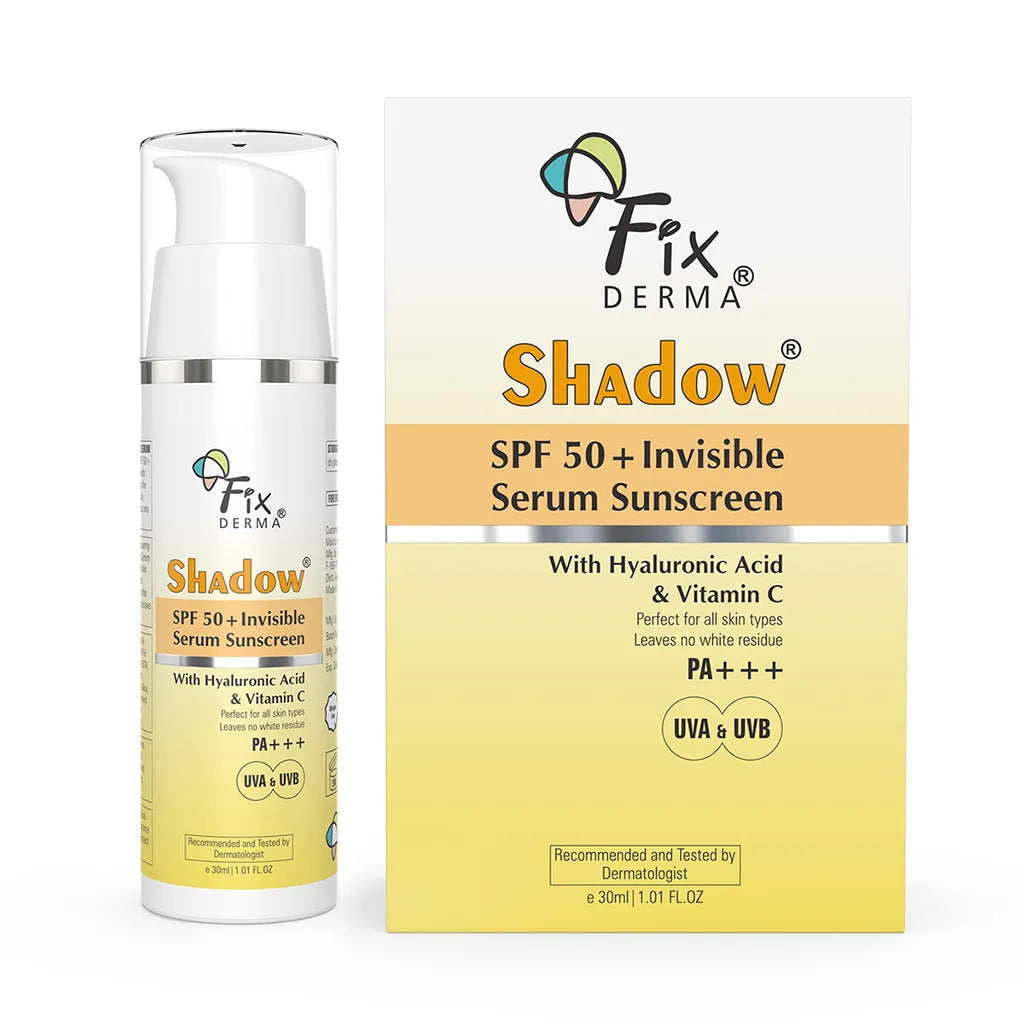 Fixderma Shadow SPF 50+ Invisible Serum Sunscreen | Hydrates, Brightens and Protects the skin, 30ml - Image 7 - Buy from Indicrest