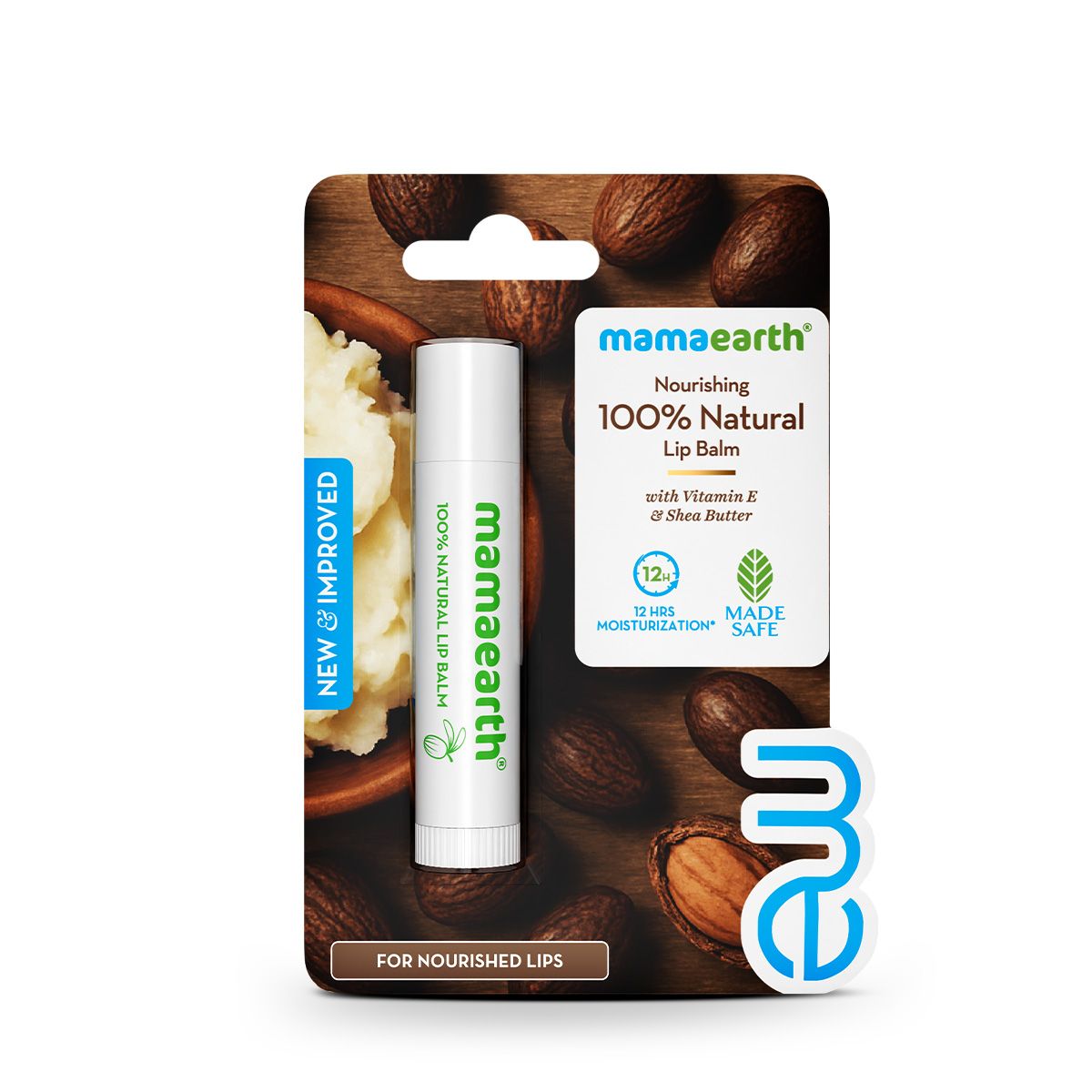 Mamaearth Nourishing 100% Natural Lip Balm with Shea Butter & Vitamin E, 4g - Image 9 - Buy from Indicrest