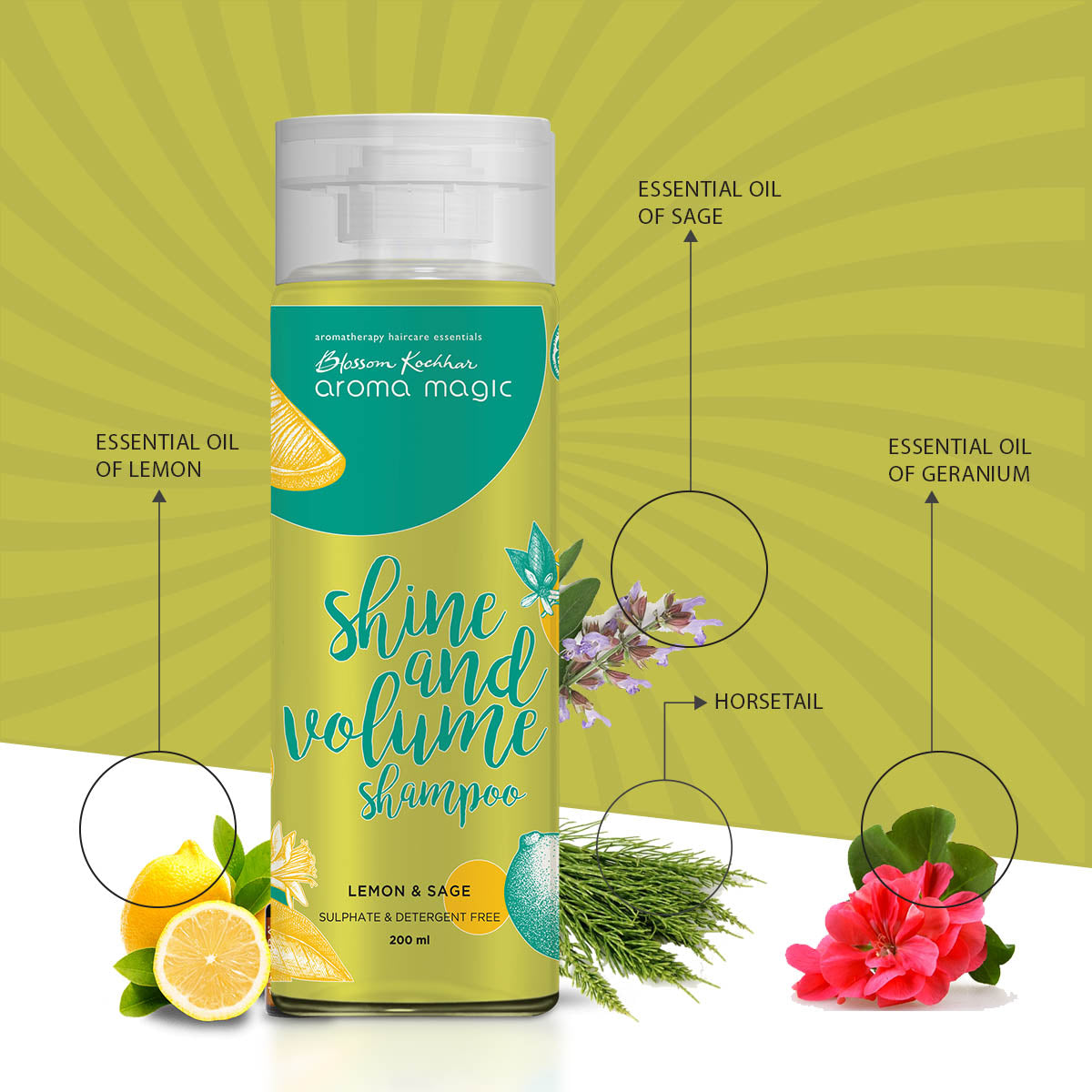 Aroma Magic Shine and Volume Shampoo, 200ml - Image 4 - Buy from Indicrest