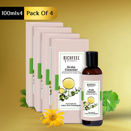 Richfeell Scalp Cleanser 100 ml Pack of 4 - Buy from Indicrest