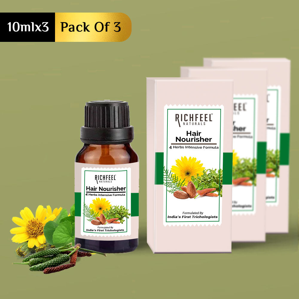 Richfeell Hair Nourisher 10 ml Pack of 3 - Buy from Indicrest