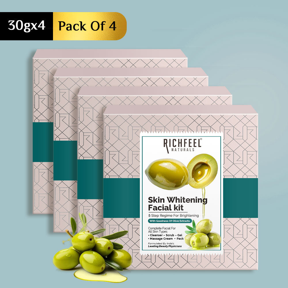 Richfeell Skin Whitening Facial Kit 30 g Pack of 4 - Buy from Indicrest