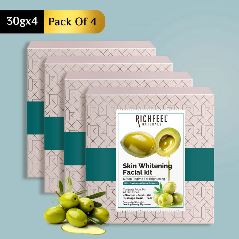 Richfeell Skin Whitening Facial Kit 30 g Pack of 4 - Buy from Indicrest