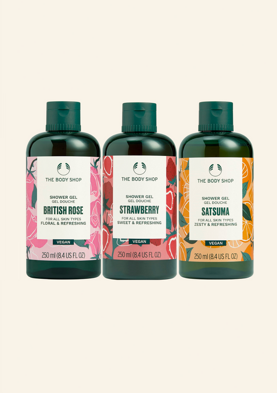 The Body Shop Shower Gel -Fruity & Floral Set, 3pc Buy at Indicrest
