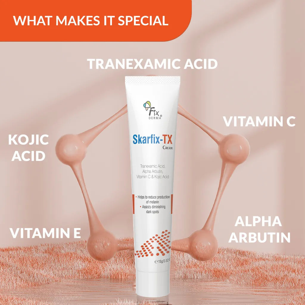 Fixderma Melasma Treatment Bundle | A well-rounded treatment to help fade melasma, Cream 15g + Sunscreen 40g - Image 3 - Buy from Indicrest