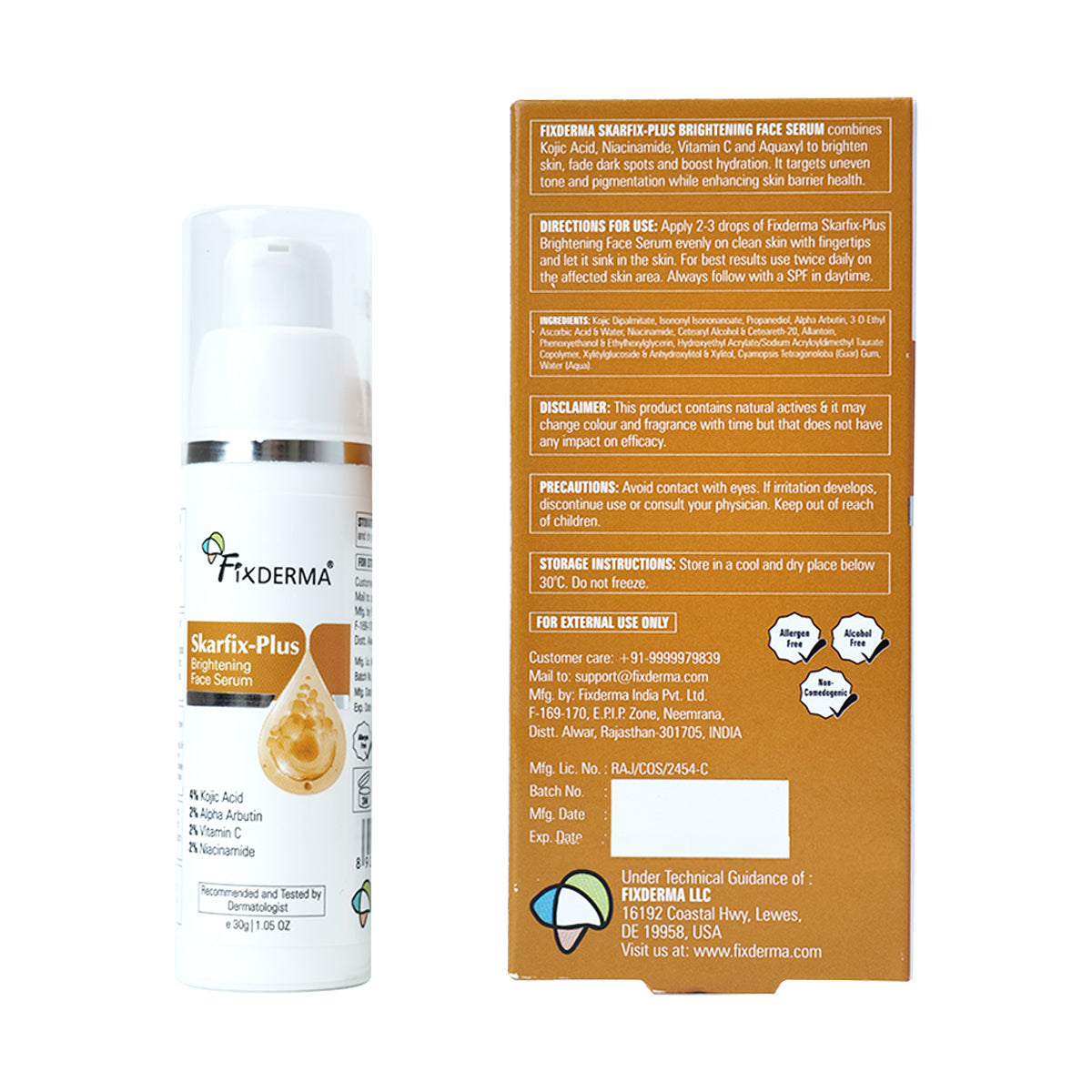 Fixderma Skarfix-Plus Brightening Face Serum, 30g - Image 8 - Buy from Indicrest