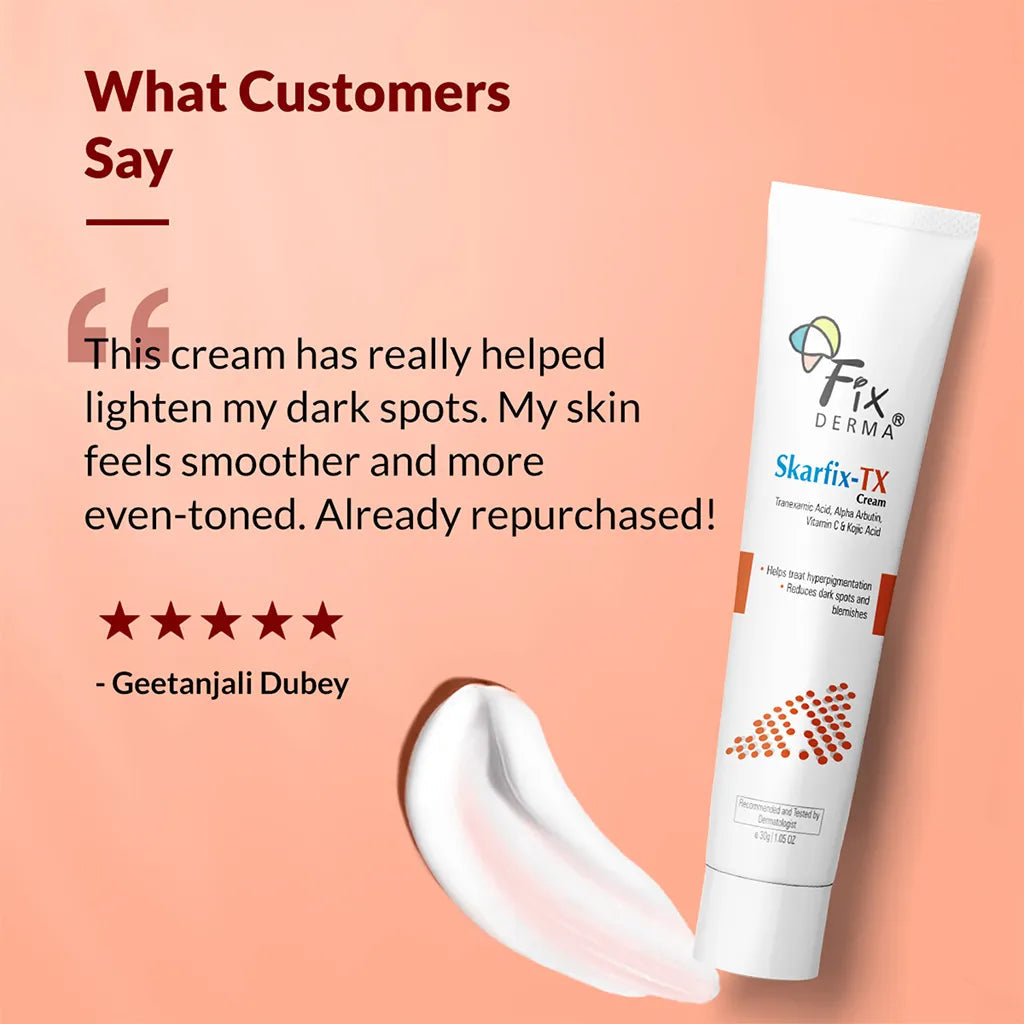 Fixderma Skarfix-TX Cream | Effective treatment for melasma and dark spots, 15g - Image 7 - Buy from Indicrest