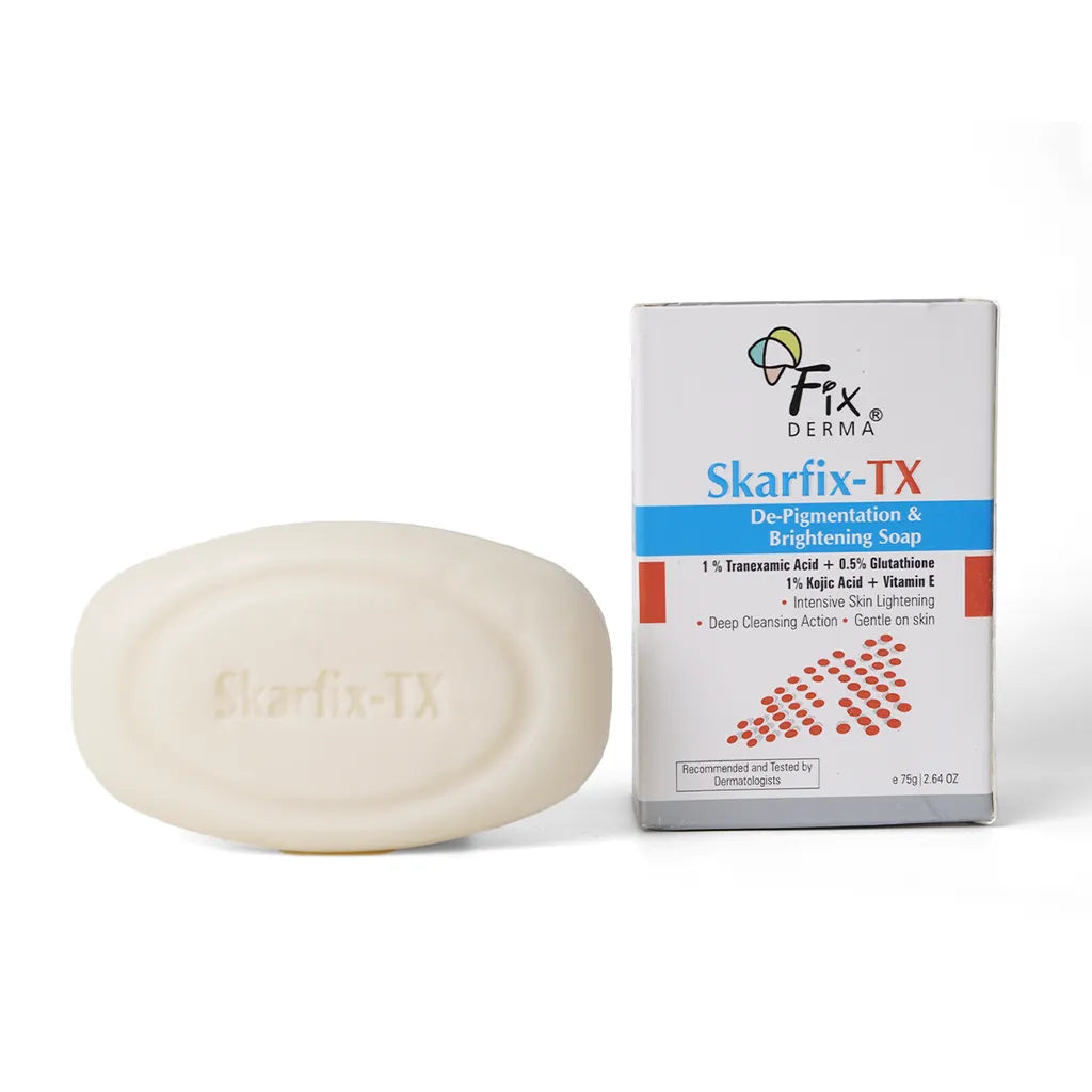Fixderma Skarfix-TX De-Pigmentation & Brightening Soap | Deeply cleanses & brightens the skin, 75g - Image 9 - Buy from Indicrest