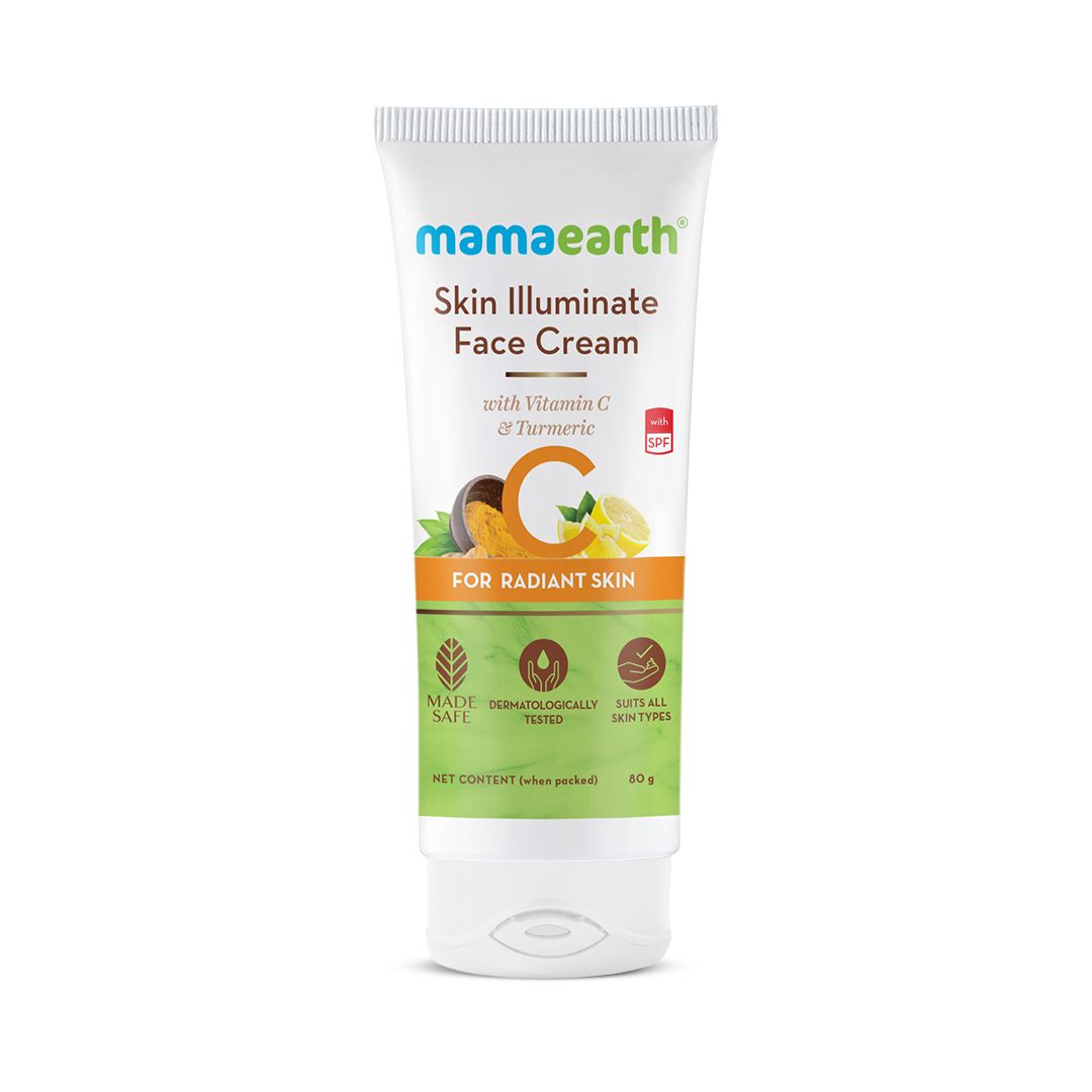 Mamaearth Skin Illuminate Face Cream with Vitamin C and Turmeric for Radiant Skin 80 g - Image 7 - Buy from Indicrest