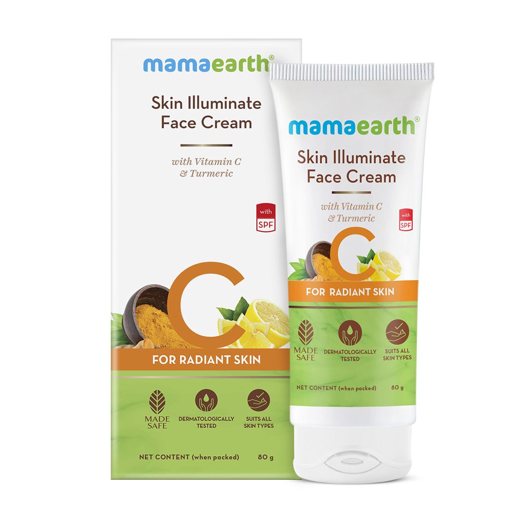 Mamaearth Skin Illuminate Face Cream with Vitamin C and Turmeric for Radiant Skin 80 g - Image 6 - Buy from Indicrest
