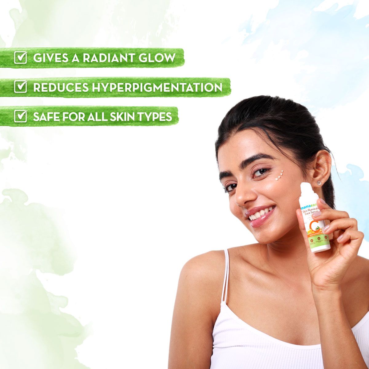 Mamaearth Skin Illuminate Face Serum for Radiant Skin with Vitamin C and Turmeric, 30g - Image 3 - Buy from Indicrest