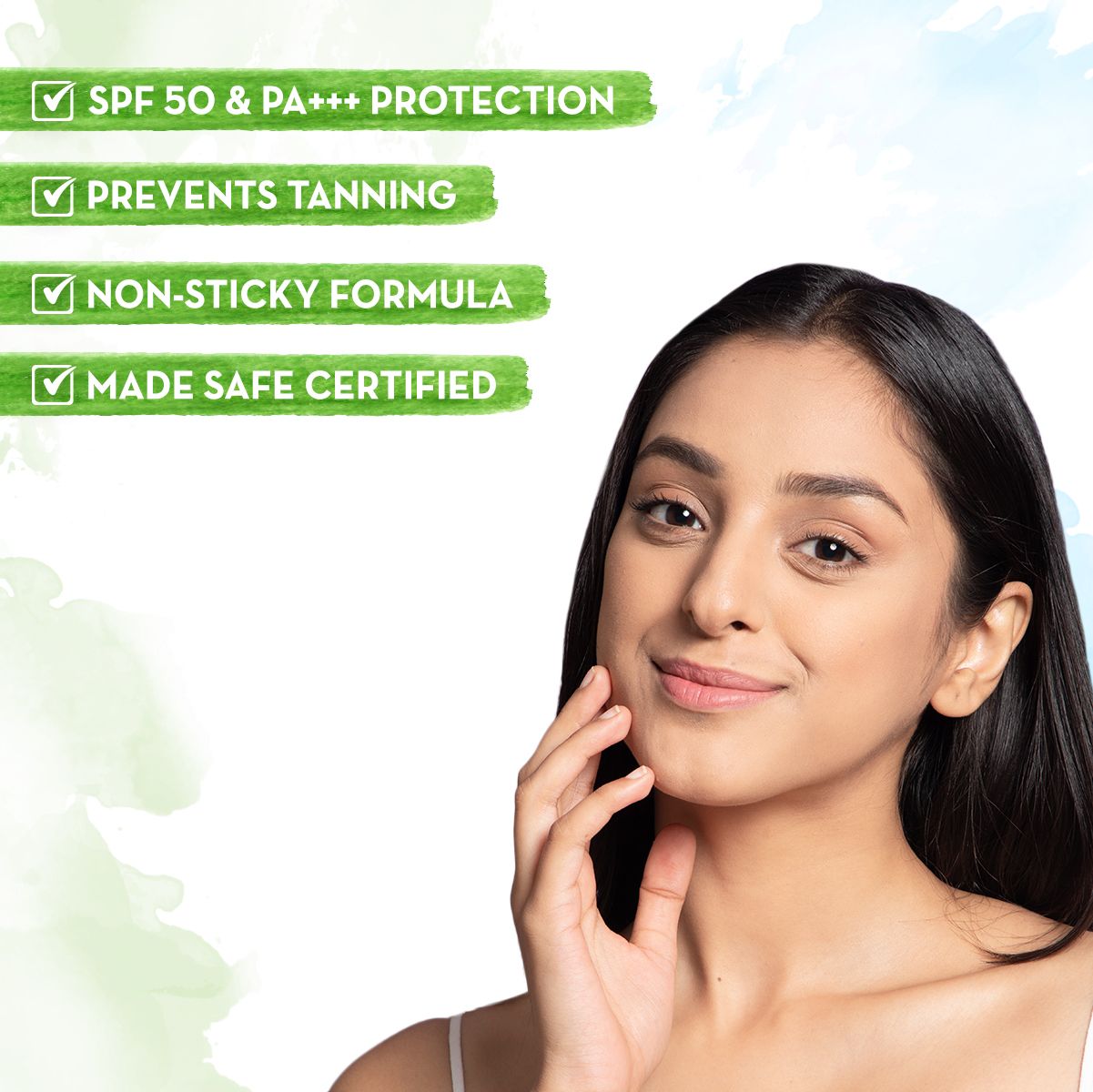 Mamaearth Skin Illuminate Sunscreen Gel SPF 50 with Vitamin C & Turmeric for UVA & B Protection, 50g - Image 2 - Buy from Indicrest